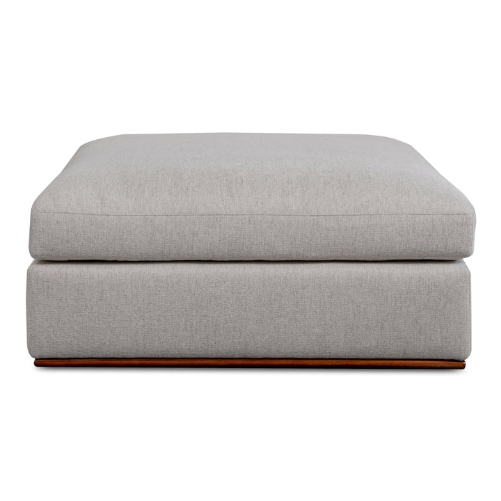 Moe's Home Collection - Rue Ottoman Flecked Grey - MO-1011-29 | American Home Furniture