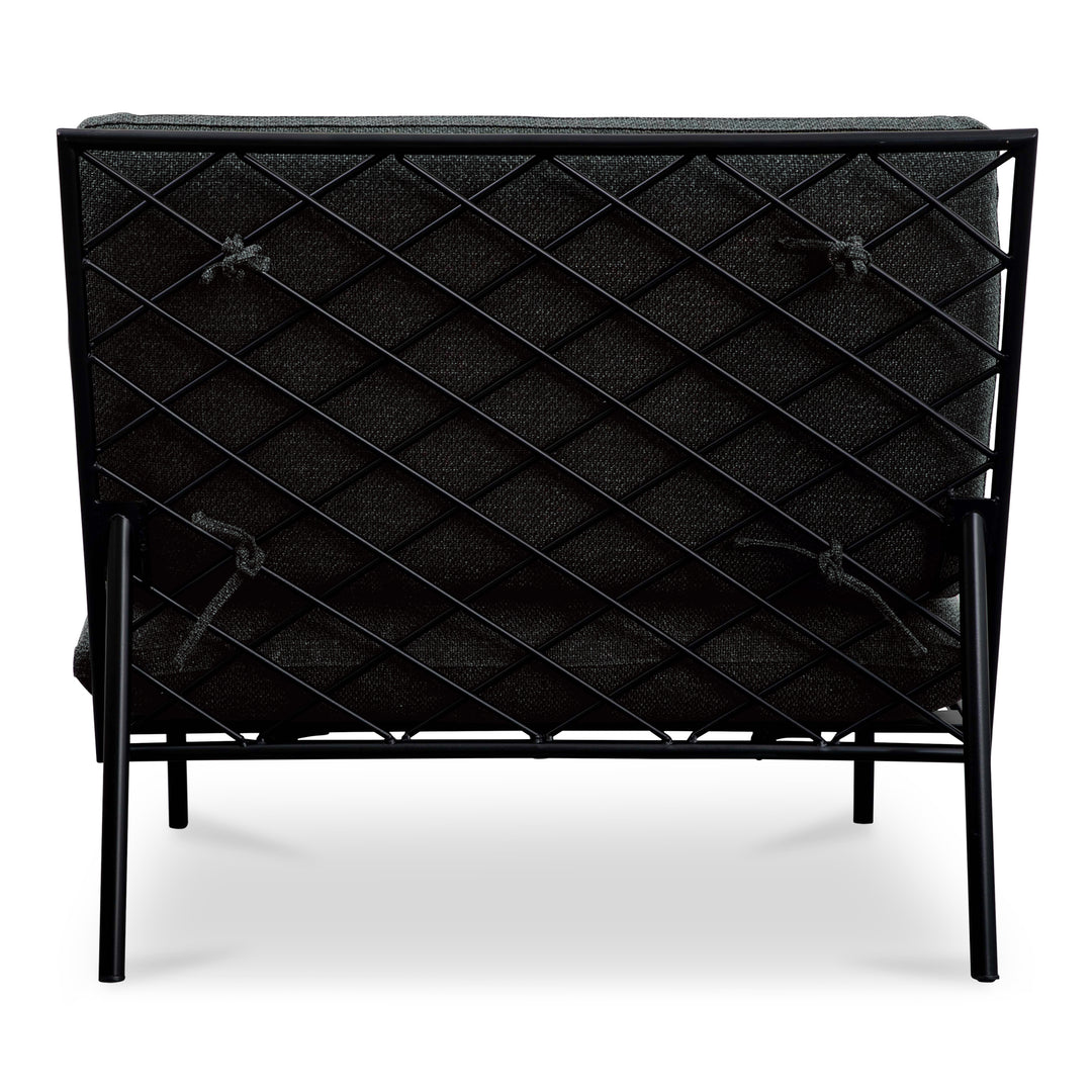 Moe's Home Collection - Salma Outdoor Accent Chair Speckled Charcoal - MO-1012-07 | American Home Furniture
