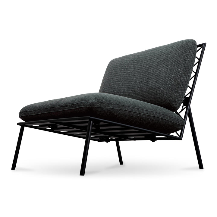 Moe's Home Collection - Salma Outdoor Accent Chair Speckled Charcoal - MO-1012-07 | American Home Furniture