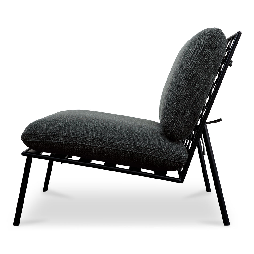 Moe's Home Collection - Salma Outdoor Accent Chair Speckled Charcoal - MO-1012-07 | American Home Furniture