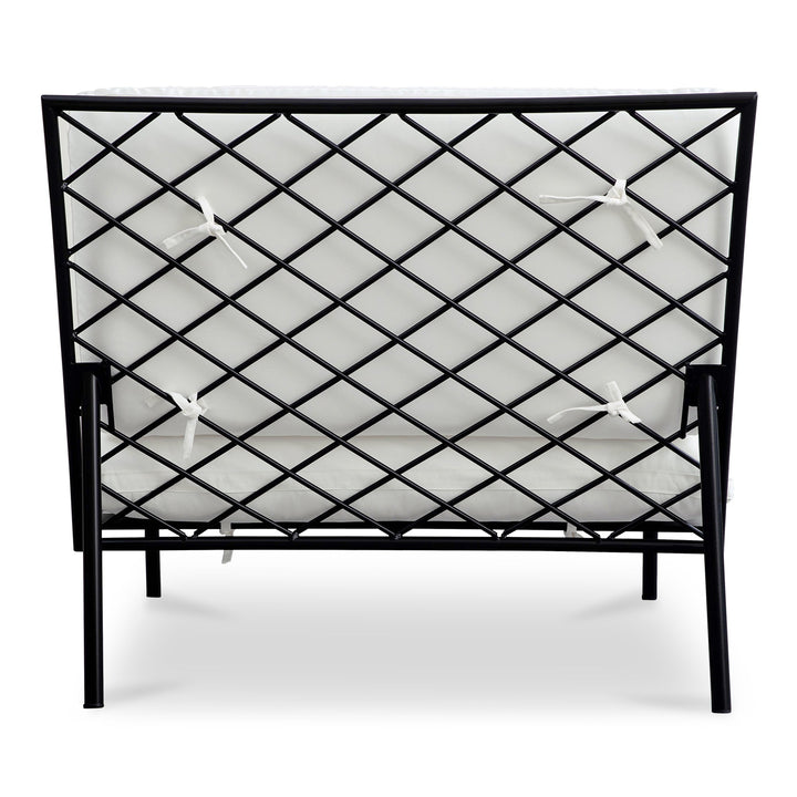 Salma Outdoor Accent Chair White