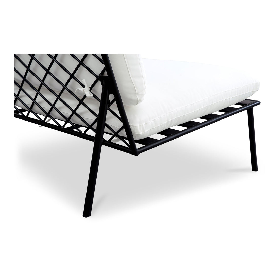 Salma Outdoor Accent Chair White