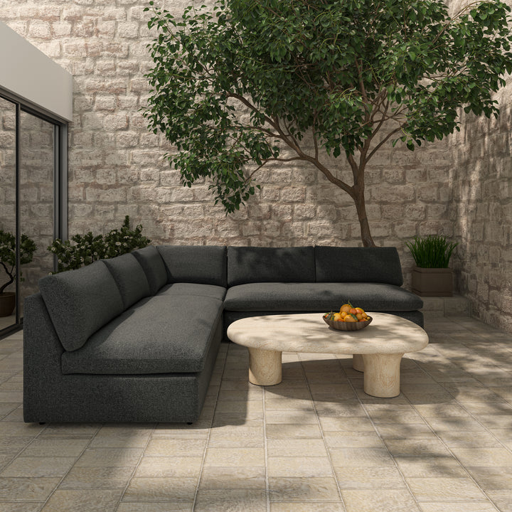 Moe's Home Collection - Miles Outdoor Corner Speckled Charcoal - MO-1015-07 | American Home Furniture