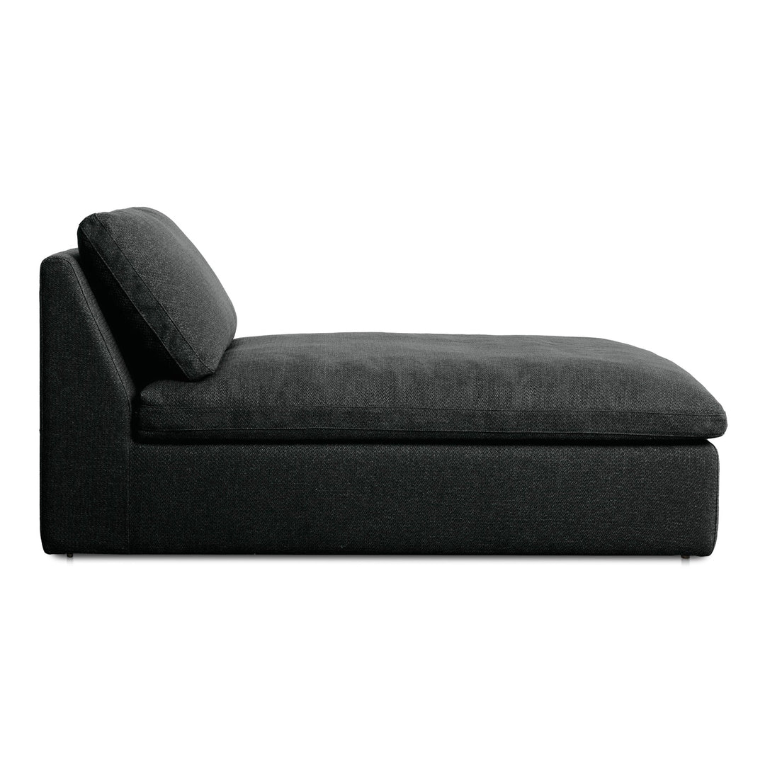 Miles Outdoor Chaise Speckled Charcoal
