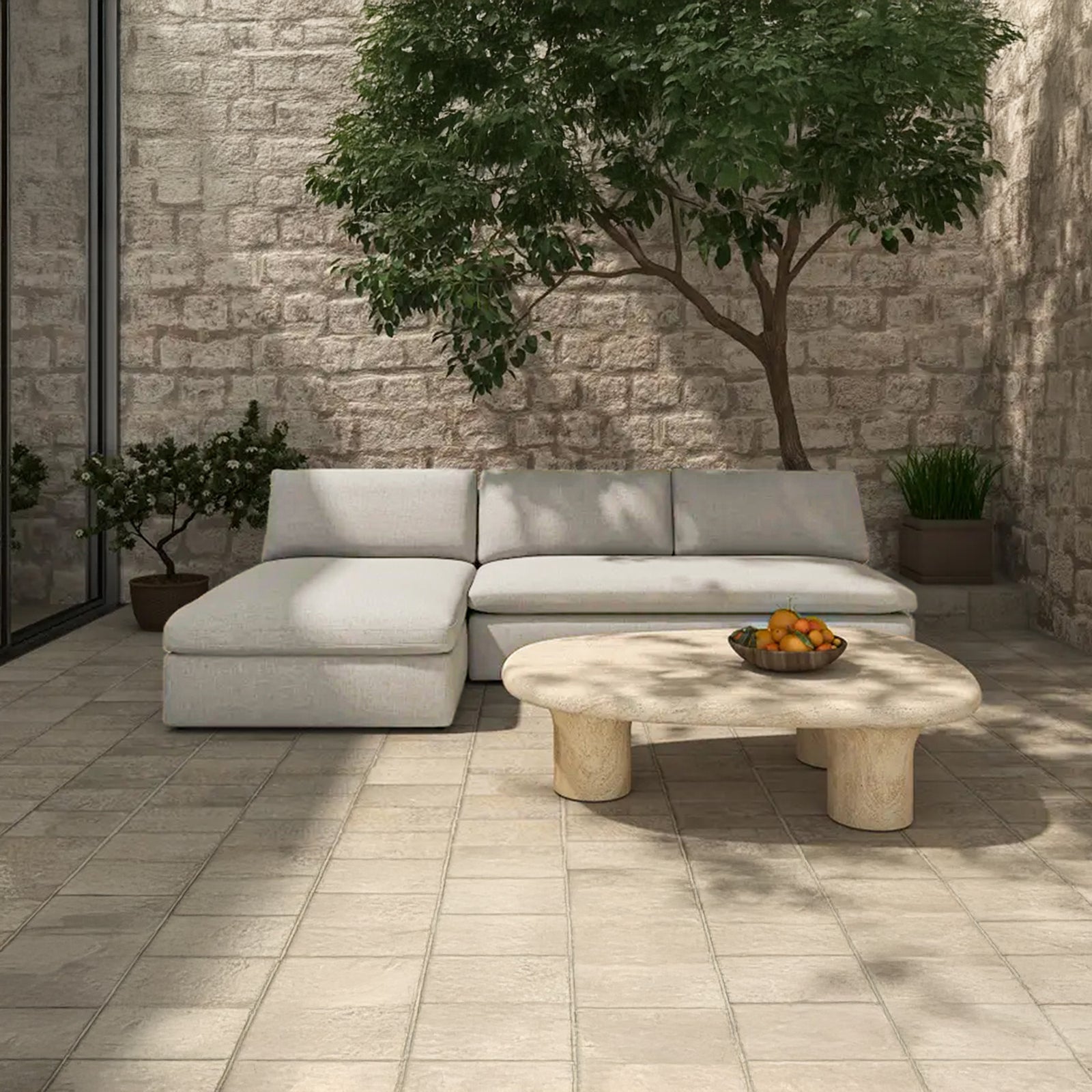 Moe's Home Collection - Miles Outdoor Chaise Speckled Light Grey - MO-1016-29 | American Home Furniture