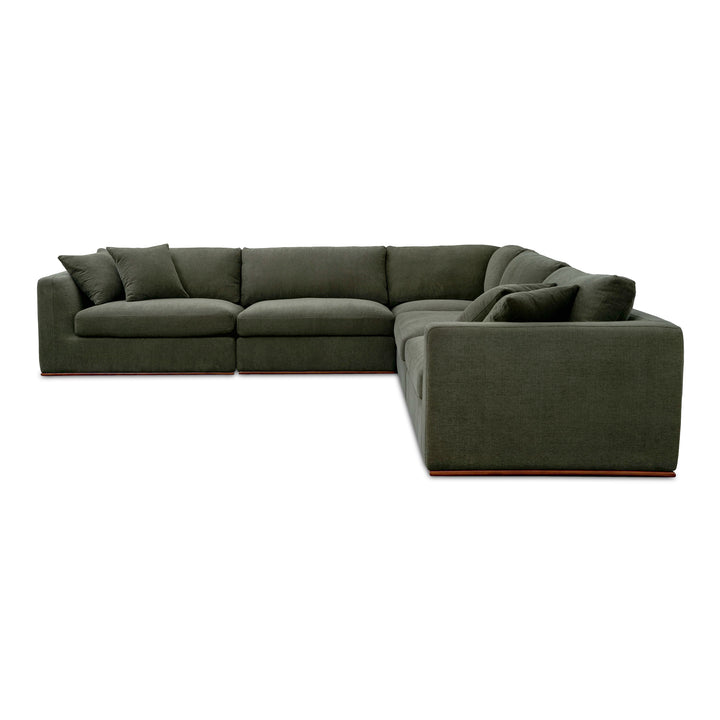 Moe's Home Collection - Rue Classic L Modular Sectional Dark Green - MO-1020-27 | American Home Furniture