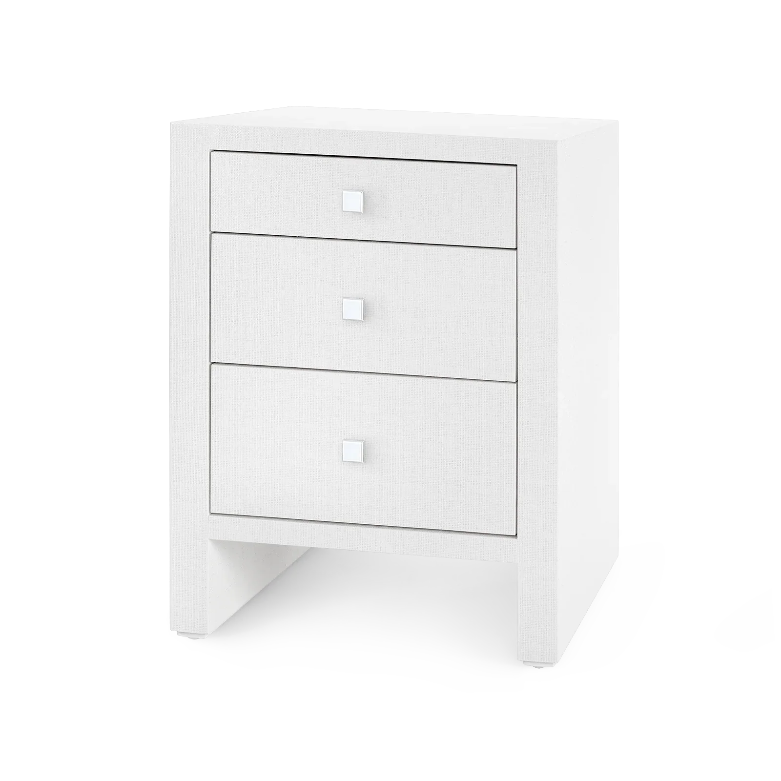Villa and House Morgan Grasscloth 3-Drawer Side Table ACCENT TABLES