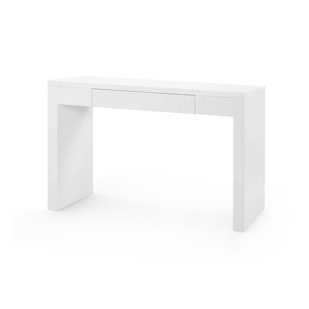 Morgan Grasscloth Console Table