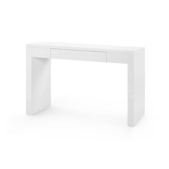 Morgan Grasscloth Console Table