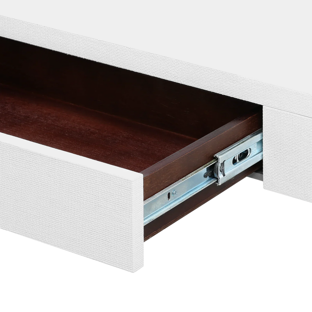 Morgan Grasscloth Console Table