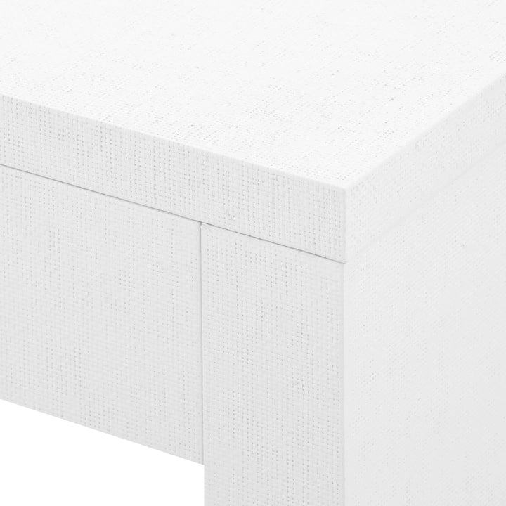 Morgan Large Grasscloth Console Table