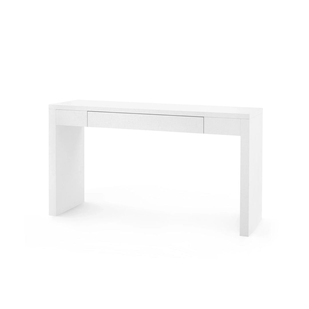 Morgan Large Grasscloth Console Table