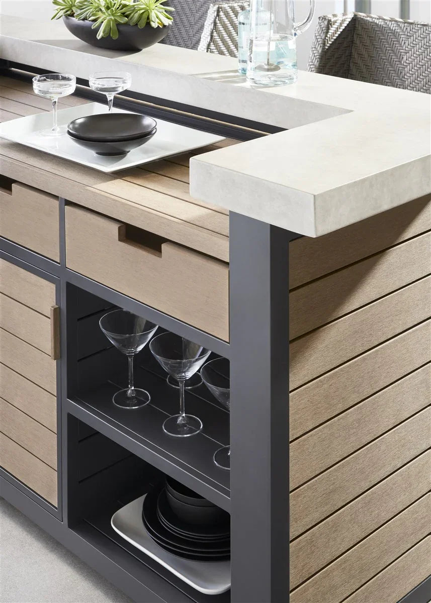 American Home Furniture Vanguard Furniture Montecito Outdoor Bar