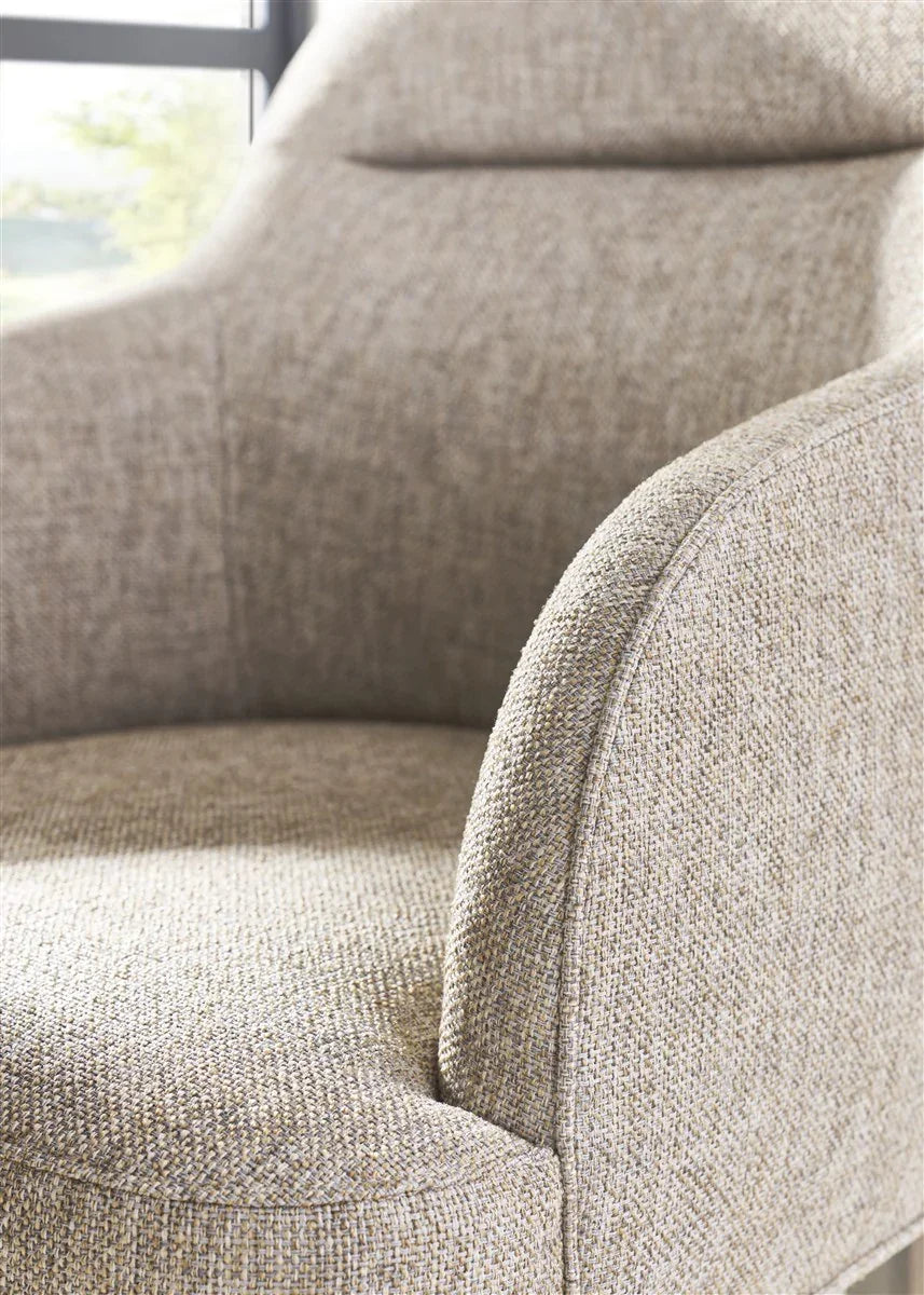 Karmel Sandstone Fabric / Flaxen Stone Finish