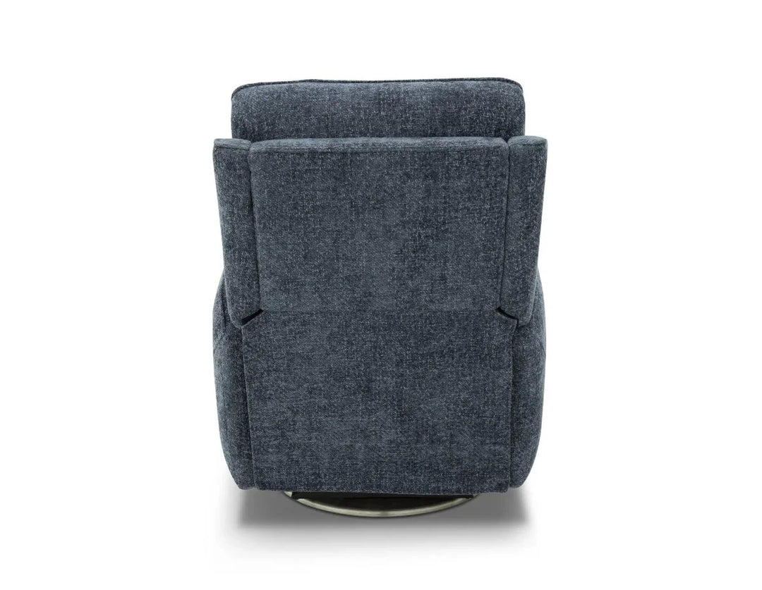 Maben Triple Power Swivel Recliner w/Power Recline, Power Head Rest & Power Lumbar