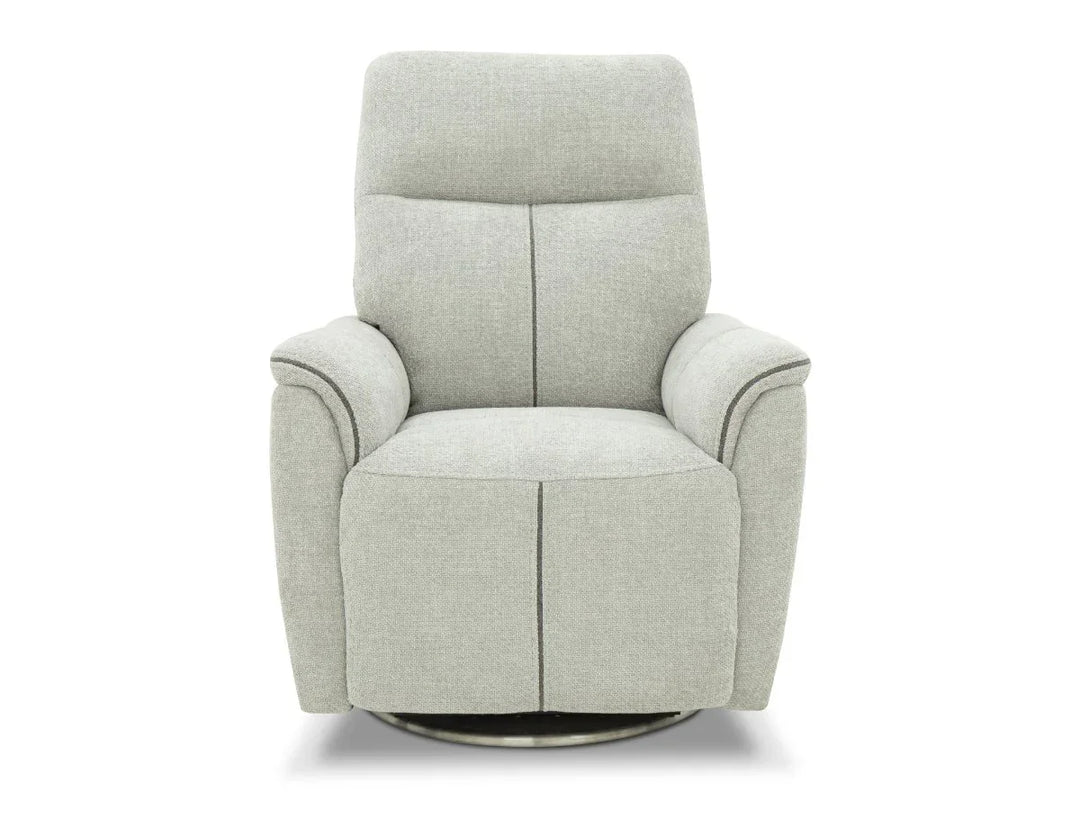 Mable Triple Power Swivel Recliner w/Power Recline, Power Head Rest & Power Lumbar