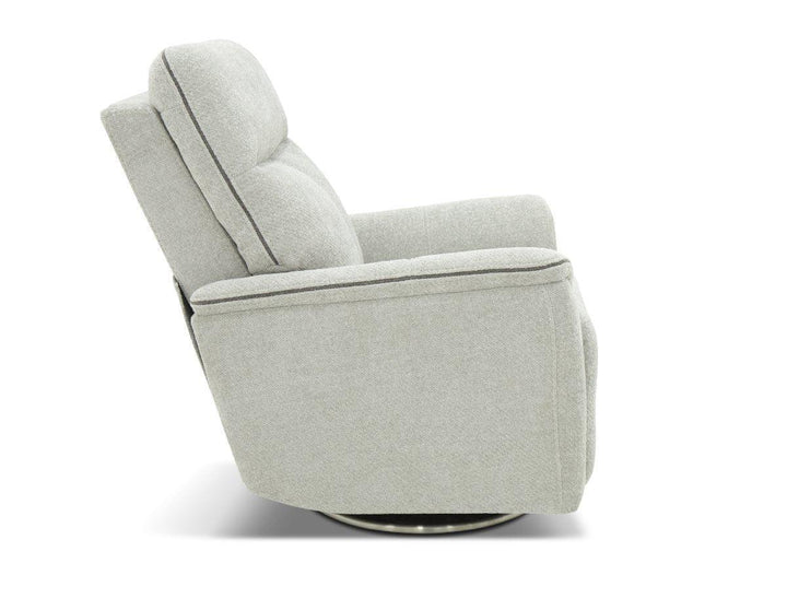 Mable Triple Power Swivel Recliner w/Power Recline, Power Head Rest & Power Lumbar