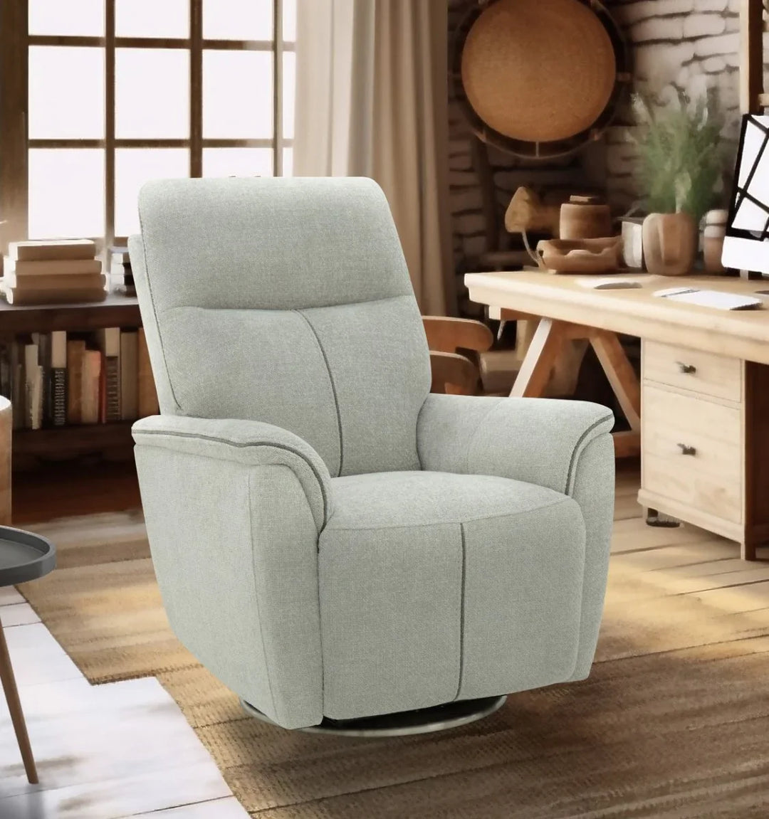 Mable Triple Power Swivel Recliner w/Power Recline, Power Head Rest & Power Lumbar