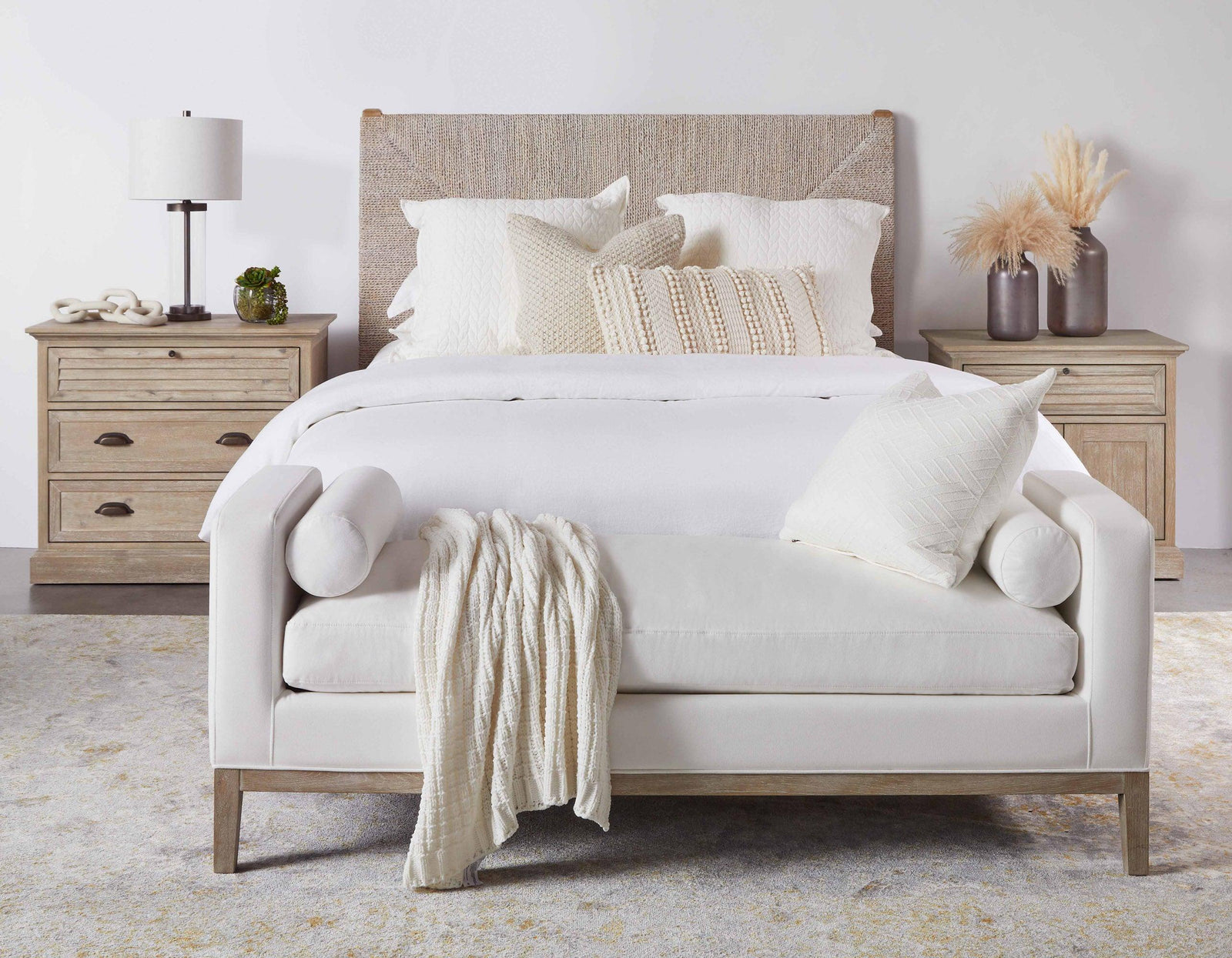 White Wash Abaca Rope/QUEEN