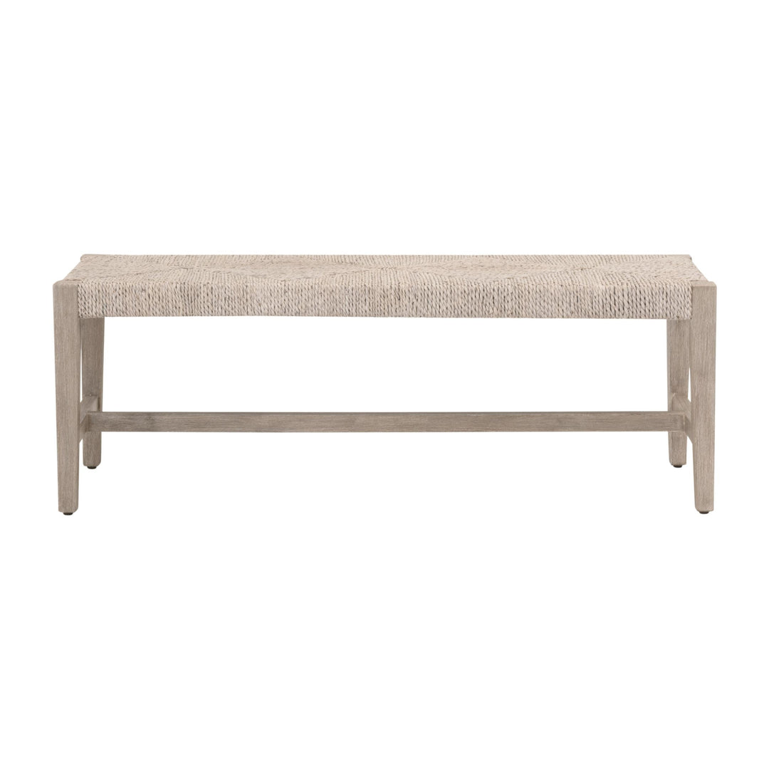 White Wash Abaca Rope, Natural Gray Mahogany