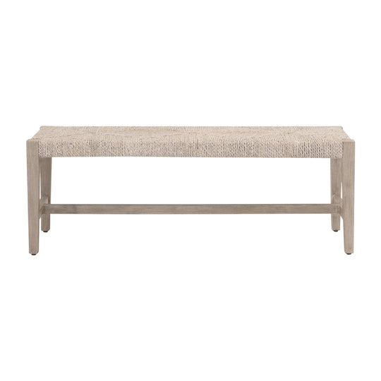 White Wash Abaca Rope, Natural Gray Mahogany