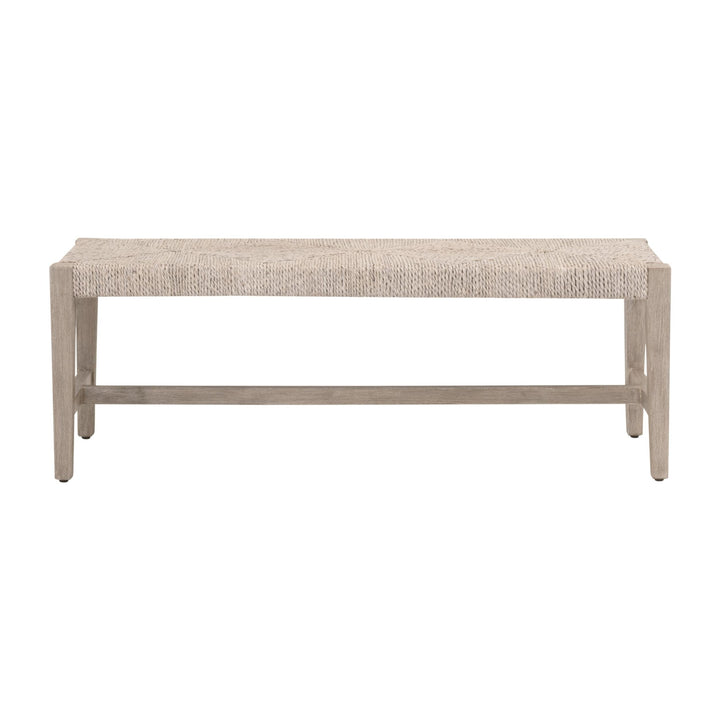 White Wash Abaca Rope, Natural Gray Mahogany