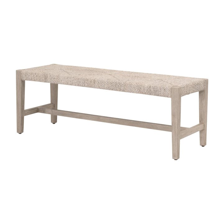 White Wash Abaca Rope, Natural Gray Mahogany