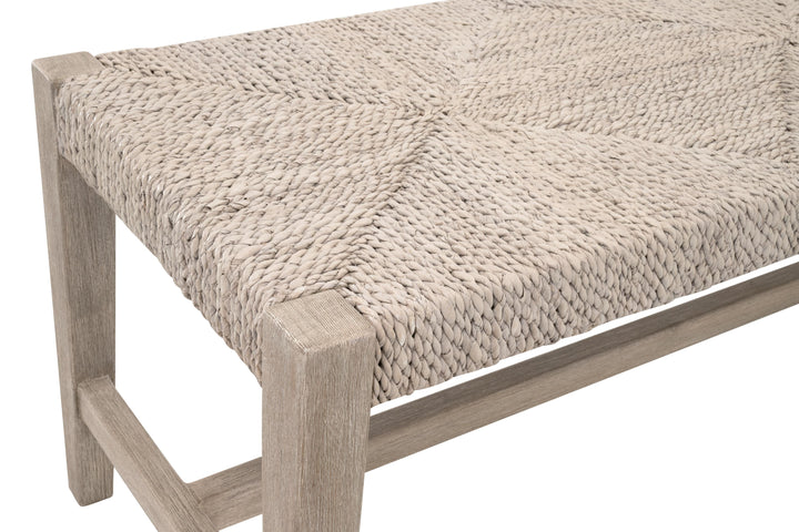 White Wash Abaca Rope, Natural Gray Mahogany