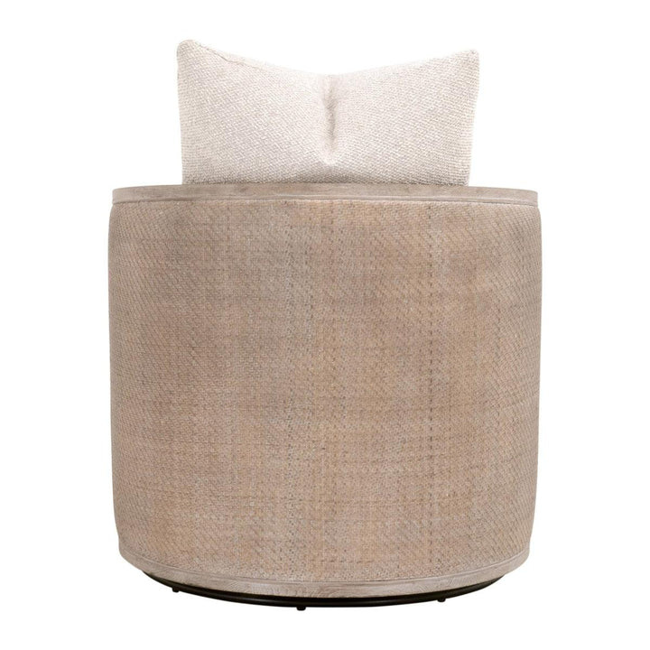 McGuire Swivel Club Chair - Natural Gray Oak - AmericanHomeFurniture