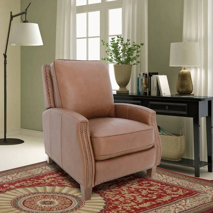 Melrose Push Thru The Arms Recliner