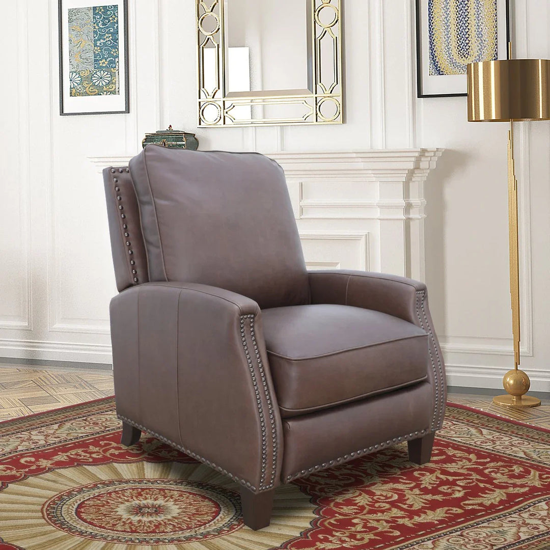 Melrose Push Thru The Arms Recliner