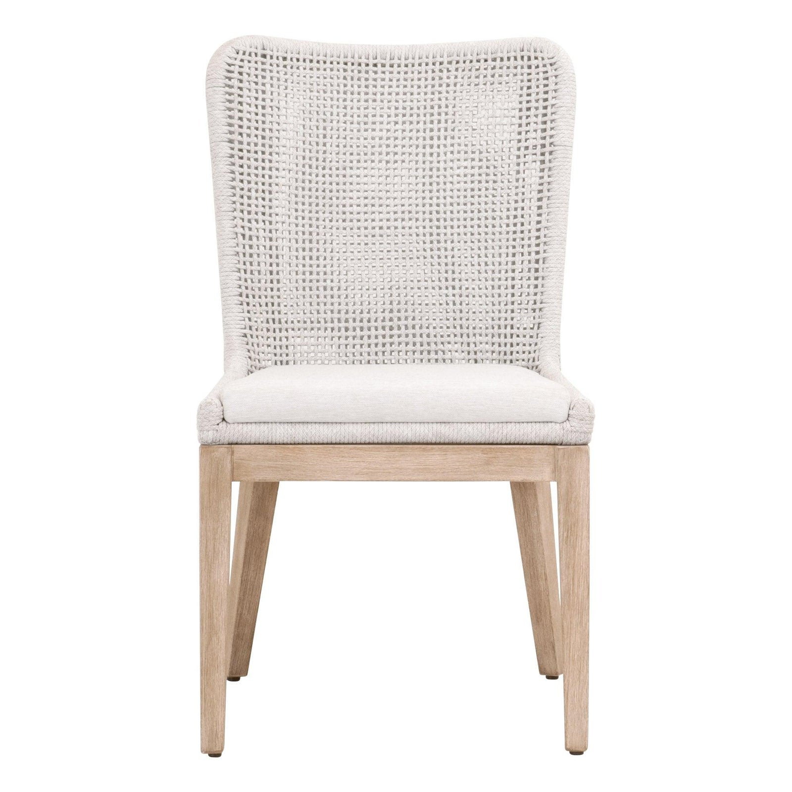 Essentials For Living - Mesh Dining Chair, Set of 2 - 6854.WHT/WHT/NG | American Home Furniture