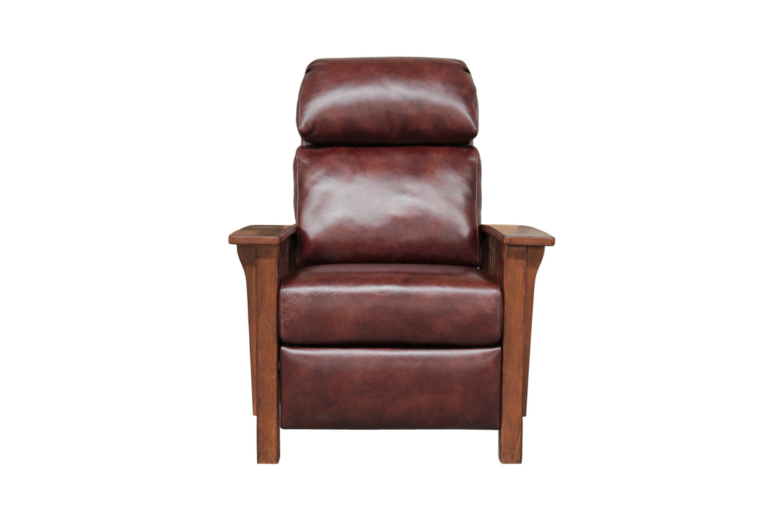 Mission Push Thru The Arms Recliner - AmericanHomeFurniture