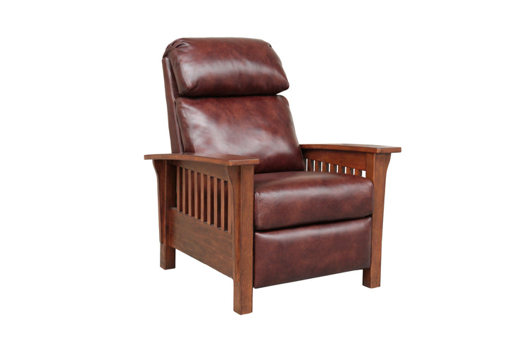 Mission Push Thru The Arms Recliner - AmericanHomeFurniture