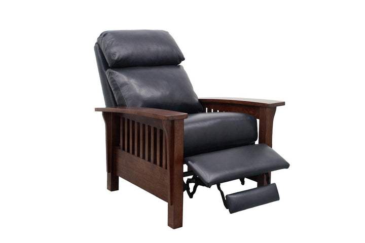 Mission Push Thru The Arms Recliner - AmericanHomeFurniture