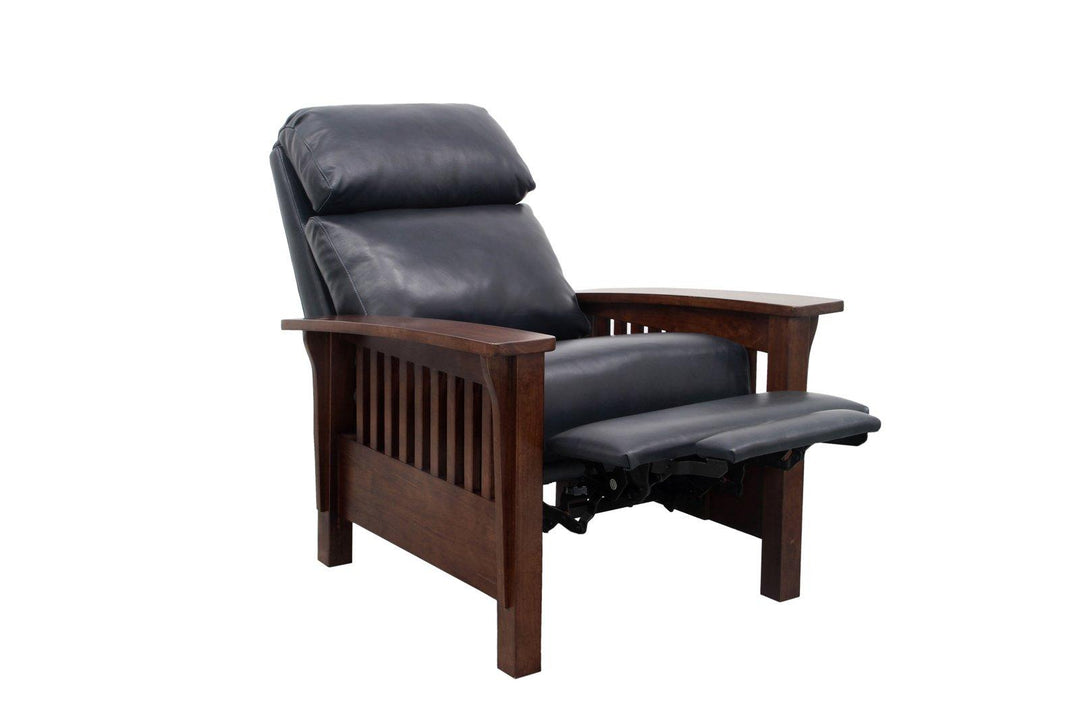 Mission Push Thru The Arms Recliner - AmericanHomeFurniture