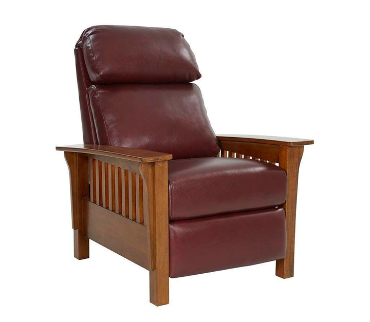 Mission Push Thru The Arms Recliner - AmericanHomeFurniture