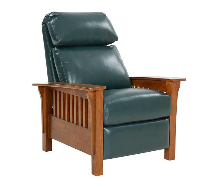 Mission Push Thru The Arms Recliner - AmericanHomeFurniture