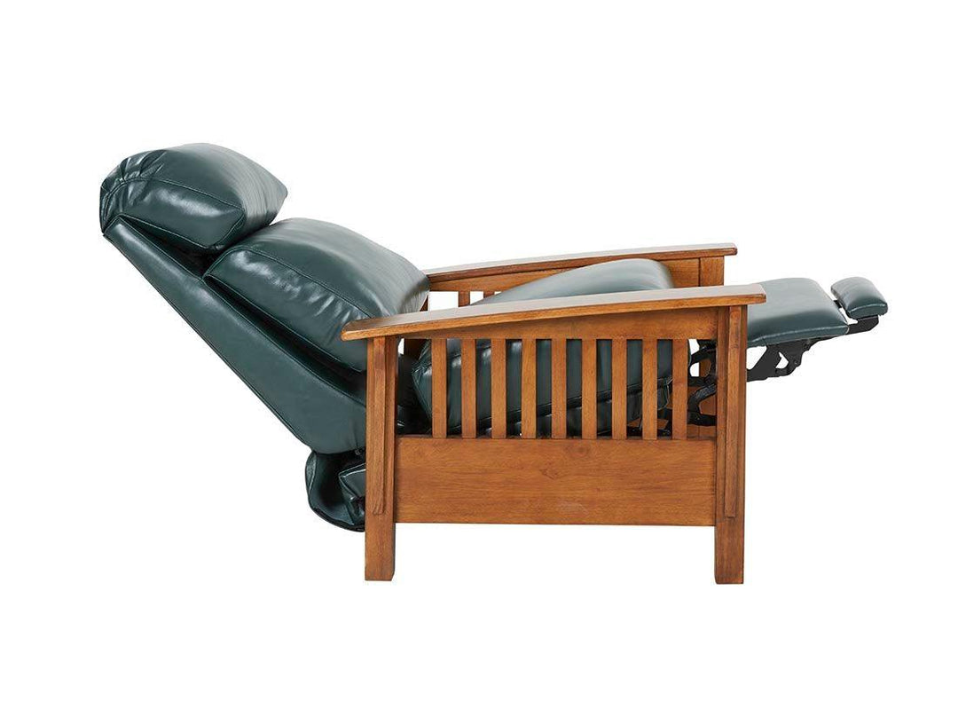 Mission Push Thru The Arms Recliner - AmericanHomeFurniture