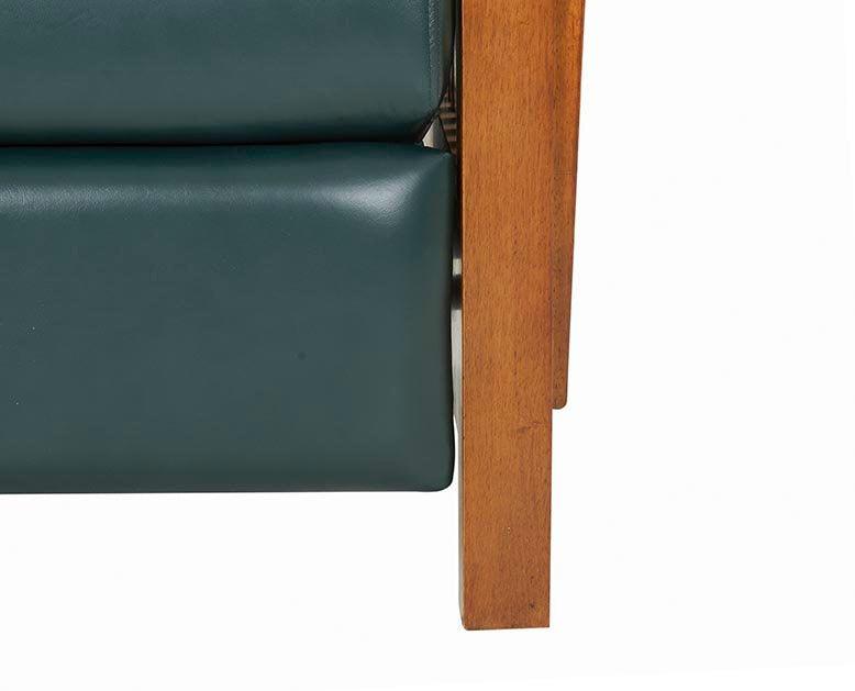 Mission Push Thru The Arms Recliner - AmericanHomeFurniture