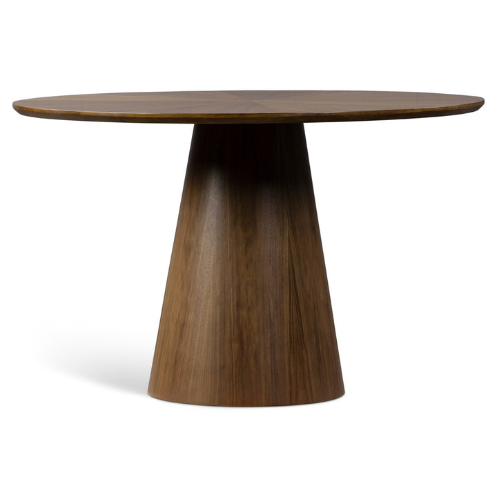 Mona Wood Round Dining Table