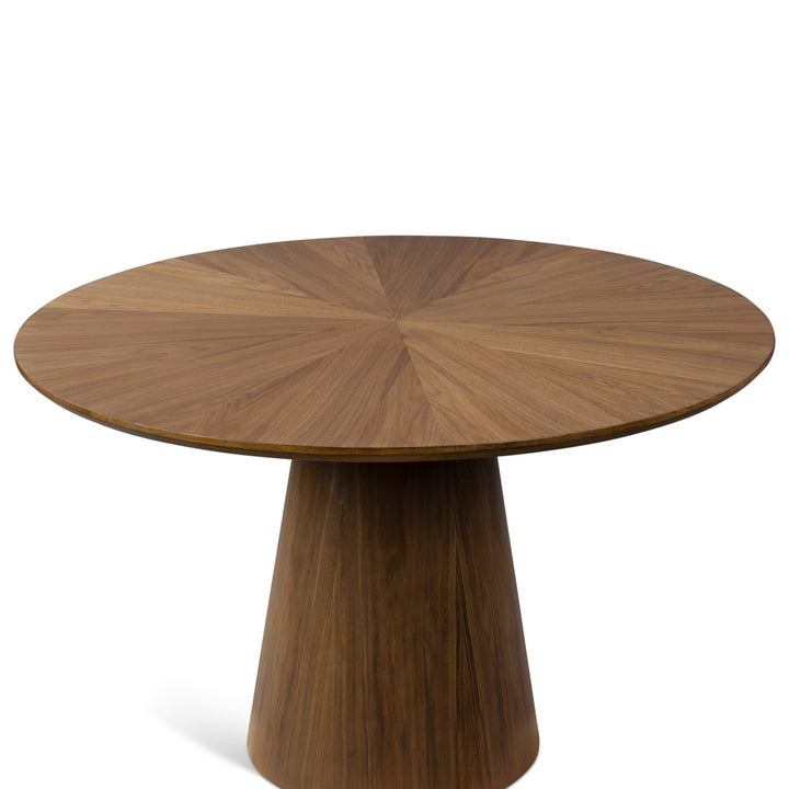 Mona Wood Round Dining Table