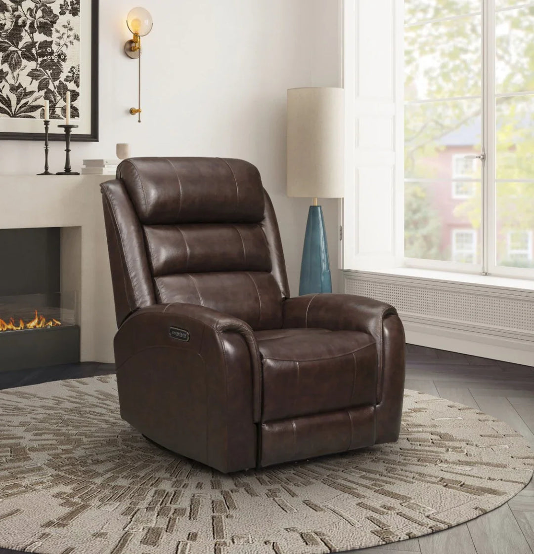 Monterey Big & Tall Power Recliner w/Power Head Rest & Power Lumbar