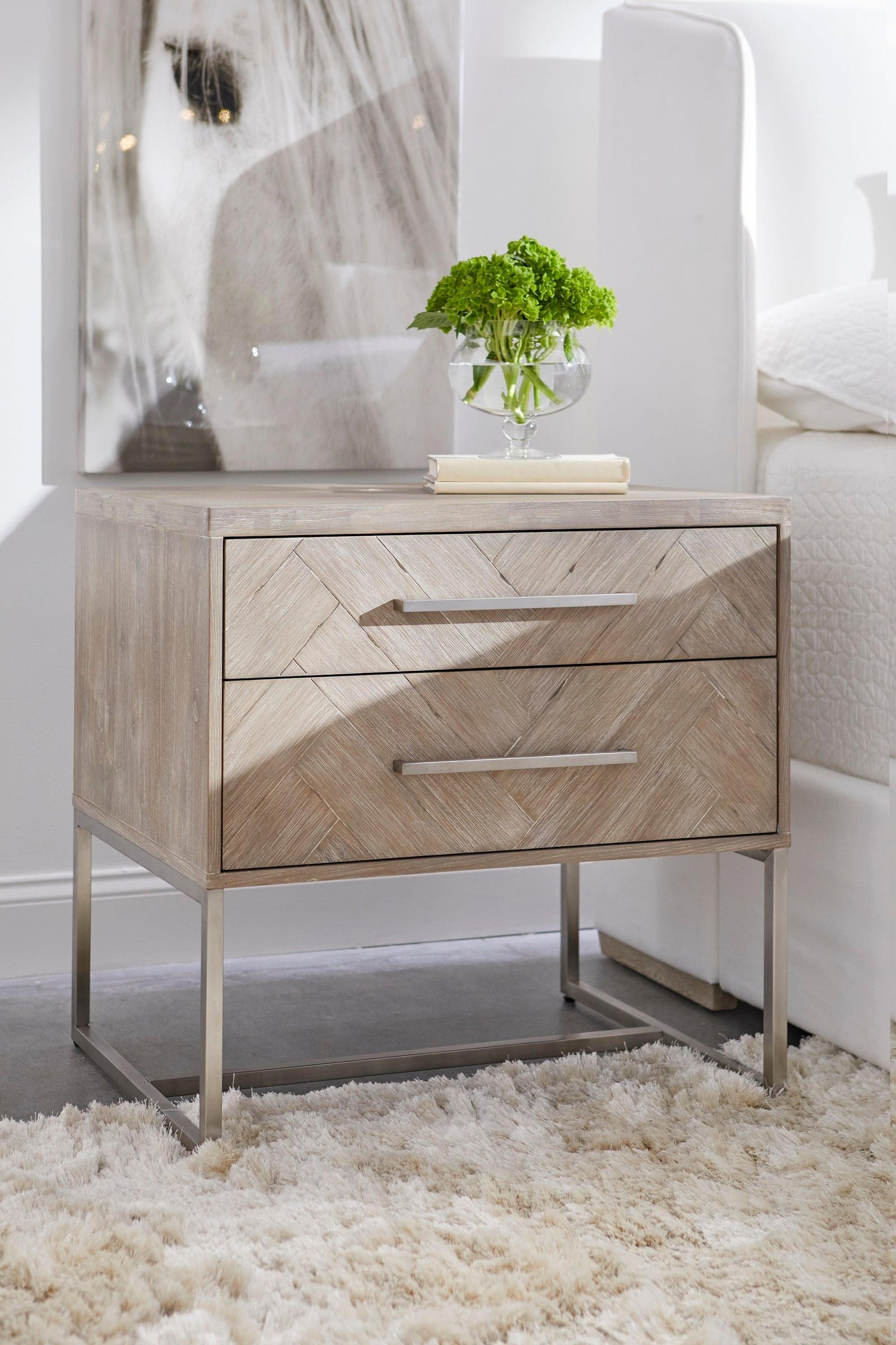 Essentials For Living - Mosaic 2-Drawer Nightstand - 6048.NG | American Home Furniture