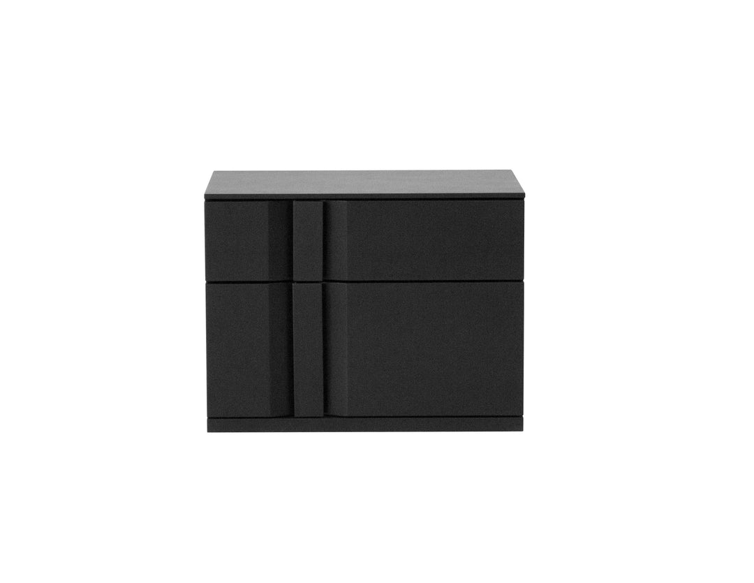 Black Textured / Soft Closing Drawers