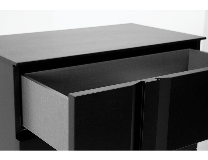 Black Textured / Soft Closing Drawers