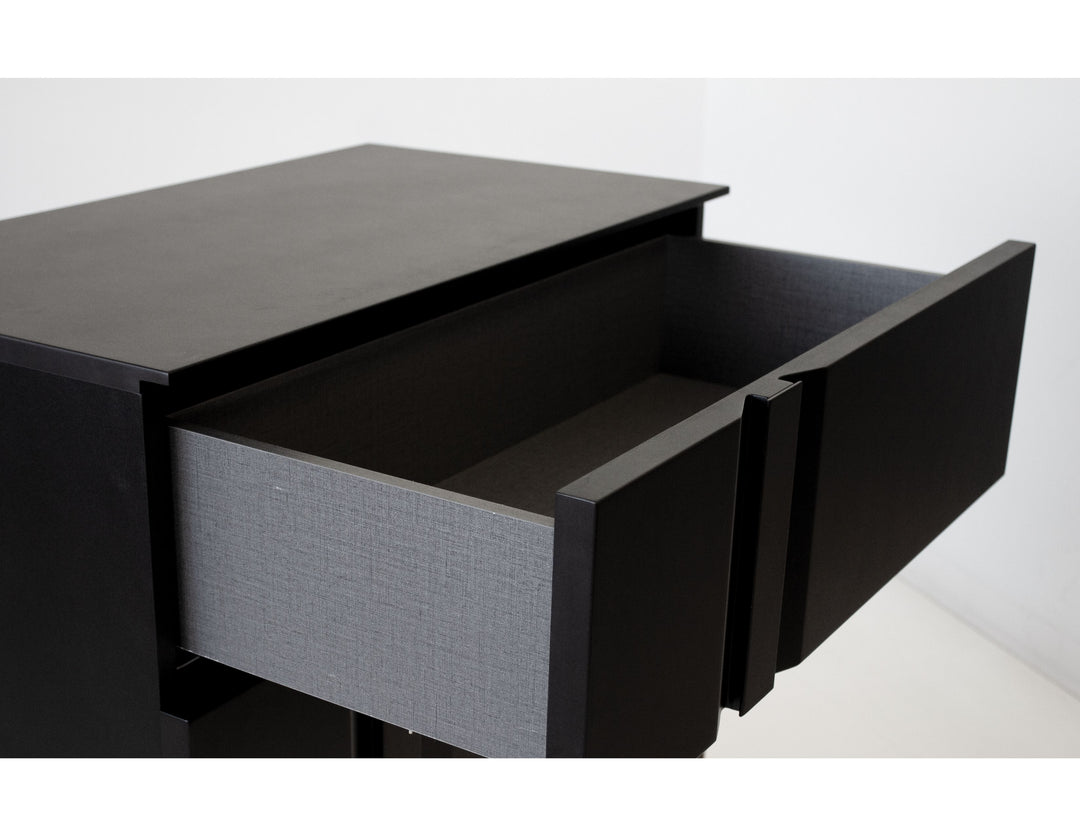 Black Textured / Soft Closing Drawers