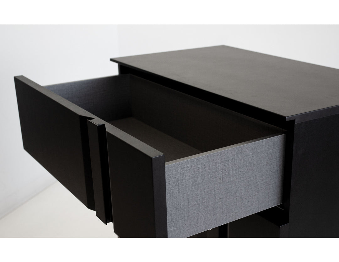 Black Textured / Soft Closing Drawers