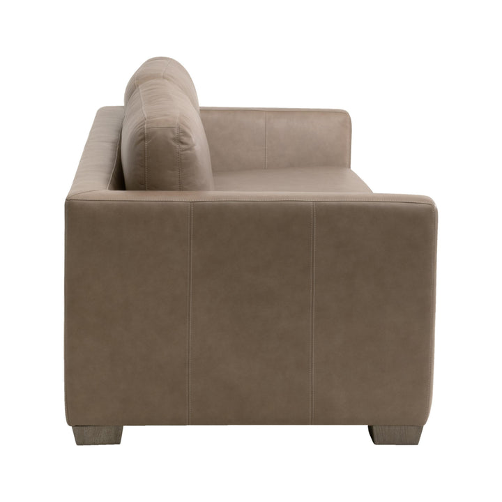 Fawn Top Grain Leather, Natural Gray Oak