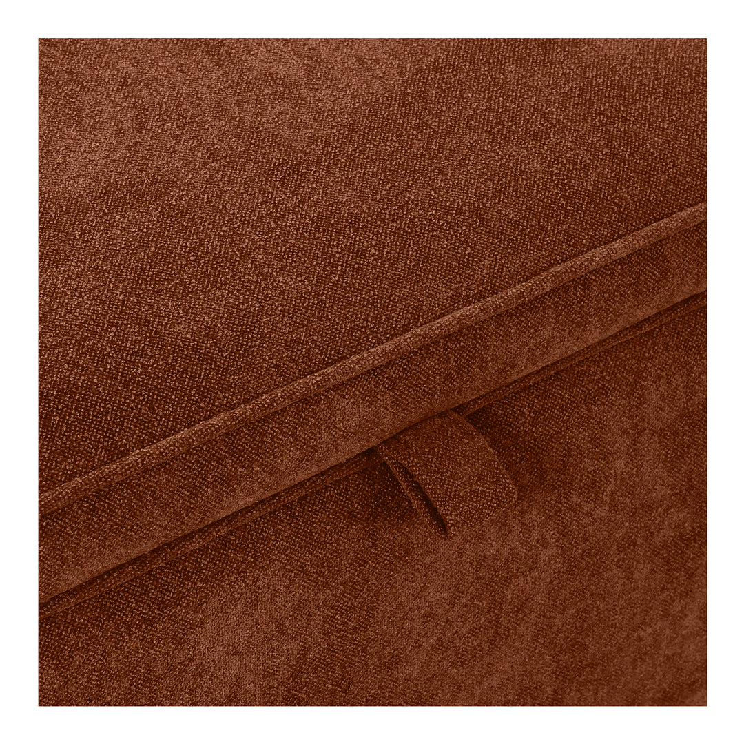 Moe's Home Collection - Ichigo Storage Bench Deep Orange - OA-1004-12 | American Home Furniture
